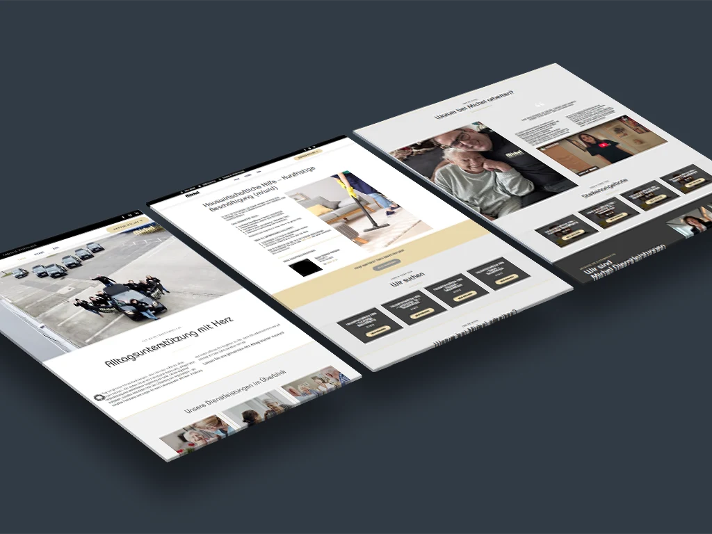 Webseite Michel Mockup